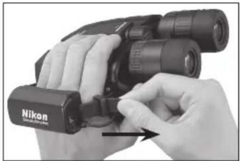 NIKON StabilEyes 16x32 - Gebrauch der Handschlaufe - 1