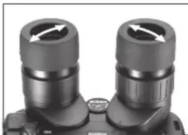 NIKON StabilEyes 16x32 - Regolazione della distance interpupillare - 1