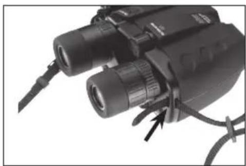 NIKON StabilEyes 16x32 - Installing the Neckstrap - 4