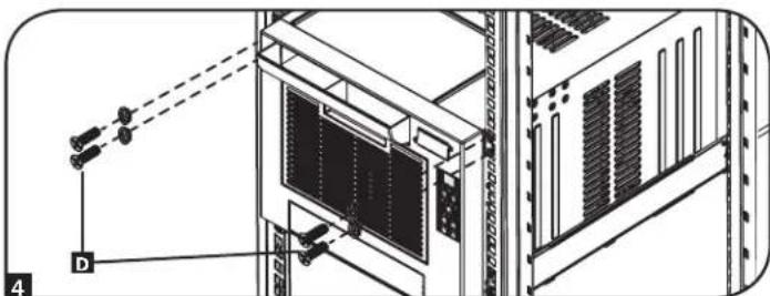 Tripp Lite SRCOOL7KRM - Square-Hole Rack Installation - 4