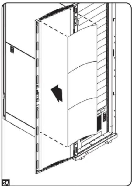 Tripp Lite SRCOOL7KRM - Installation des panneaux de porte magnétiques - 1