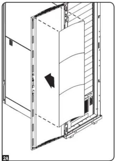 Tripp Lite SRCOOL7KRM - Magnetic Door Panel Installation - 1