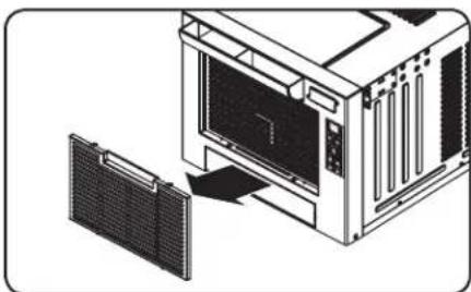 Tripp Lite SRCOOL7KRM - Before cleaning the filter, turn the unit off and unplug it! There is a risk of electric shock while the unit is plugged in. - 1