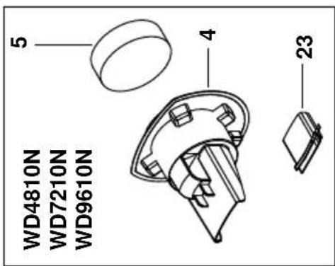 BLACK & DECKER WD9610 - Kuru toplama (DV4800N, DV9610PN) - 4