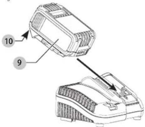 DEWALT DCL074 - Charging a Battery (Fig. C) - 1