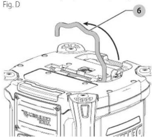 DEWALT DCL074 - Crocket de suspension (Fig. D) - 1