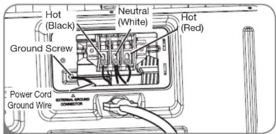LG DLEX5101V - Four-Wire Connection for Electric Dryers: Power Cord - 2