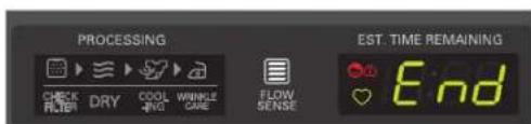 LG DLEX5101V - OPERATING THE DRYER - 11