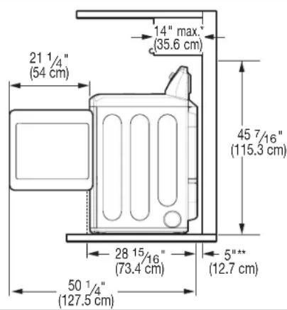 LG DLEX5101V - CLEARANCES - 1