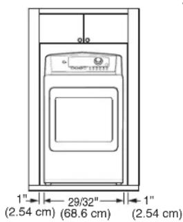 LG DLEX5101V - CLEARANCES (cont.) - 2