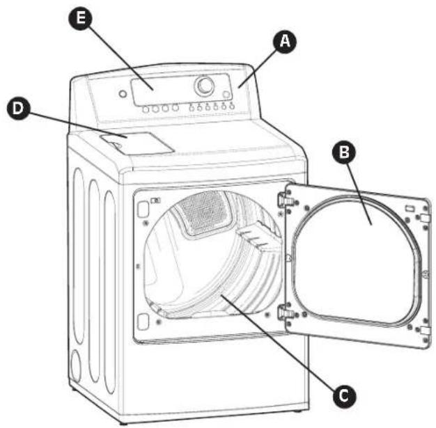 LG DLEX5101V - FLOW SENSE™ DUCT BLOCKAGE SENSING SYSTEM INDICATOR - 1