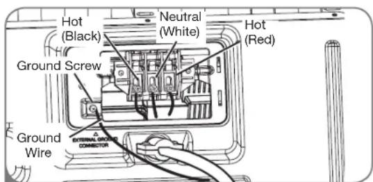LG DLEX5101V - Three-Wire Connection for Electric Dryers: Power Cord - 2