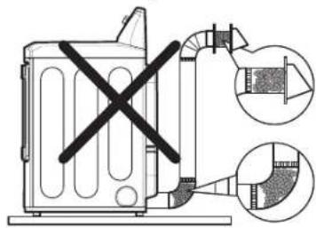 LG DLEX5101V - Circulation d'air bloquée - 3