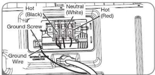 LG DLEX5101V - Three-Wire Connection for Electric Dryers: Direct Wire - 3