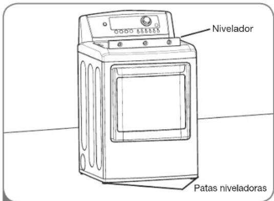 LG DLEX5101V - NIVELACION DE LA SECADEORA - 1