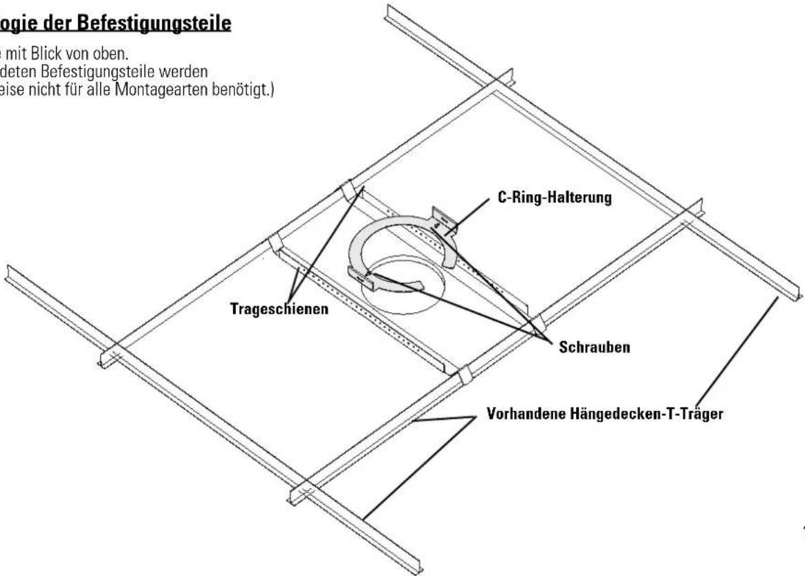 QSC ADCi52T - Terminologie der Befestigungsteile - 1