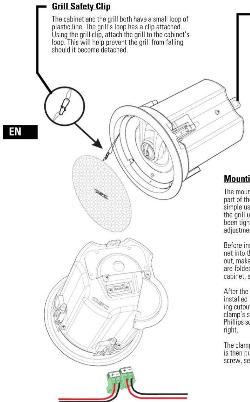 QSC ADCi52T - Installation Options - 2