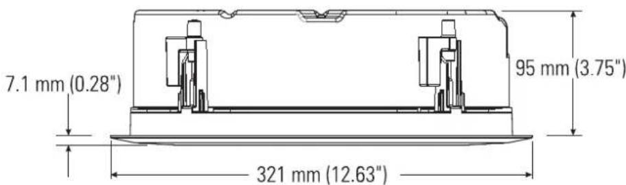 QSC ADCi52T - AD-CI52ST Dimensions - 1