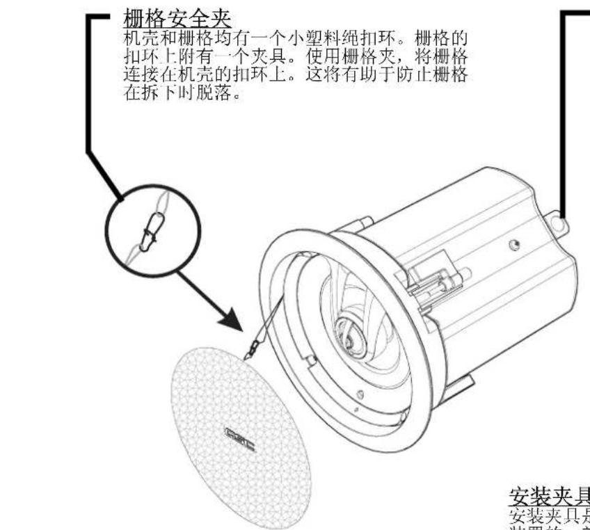 QSC ADCi52T - 金属构件术语 - 2
