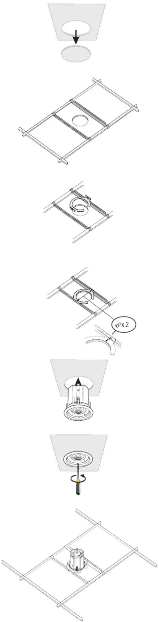 QSC ADCi52T - Dimensiones, vea la p.7. - 1