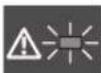 BOSCH AL 36V20 - Luce fissa indicator di carica della batteria rosso (3) - 1
