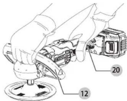 DEWALT DCM849 - Proper Hand Position (Fig. F) - 2