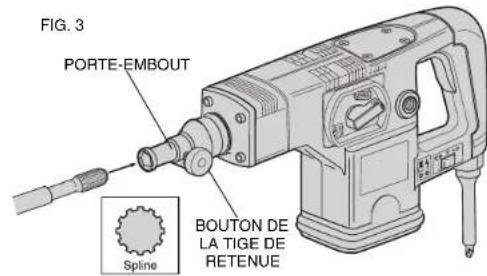 DEWALT DW540K - INSTALLATION A L'ARRIERE (FIG. 2) - 3