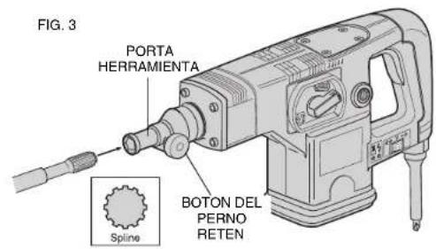 DEWALT DW540K - PARAMONTARLO EN LA POSICION TRASERA (FIGURA 2) - 3