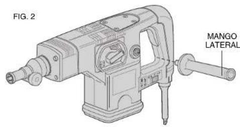 DEWALT DW540K - PARAMONTARLO EN LA POSICION TRASERA (FIGURA 2) - 2