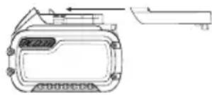 DEWALT DCH481 - Transportar a bateria FLEXVOLT™ - 1