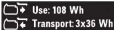 DEWALT DCH481 - Transportar la batería FLEXVOLT™ - 2