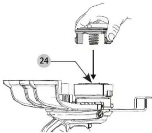 DEWALT DW610 - Replacing Spool Assembly (Fig. I, J) - 1