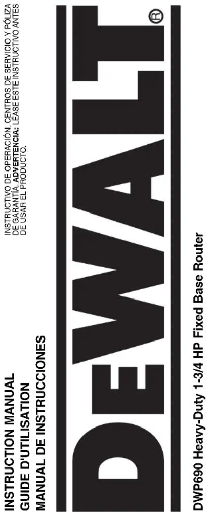 DEWALT DWP690 - 1