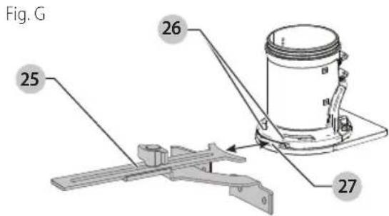 DEWALT DCW600 - Installing a Fixed Base Edge Guide (Fig. G) (Included with some models) - 1