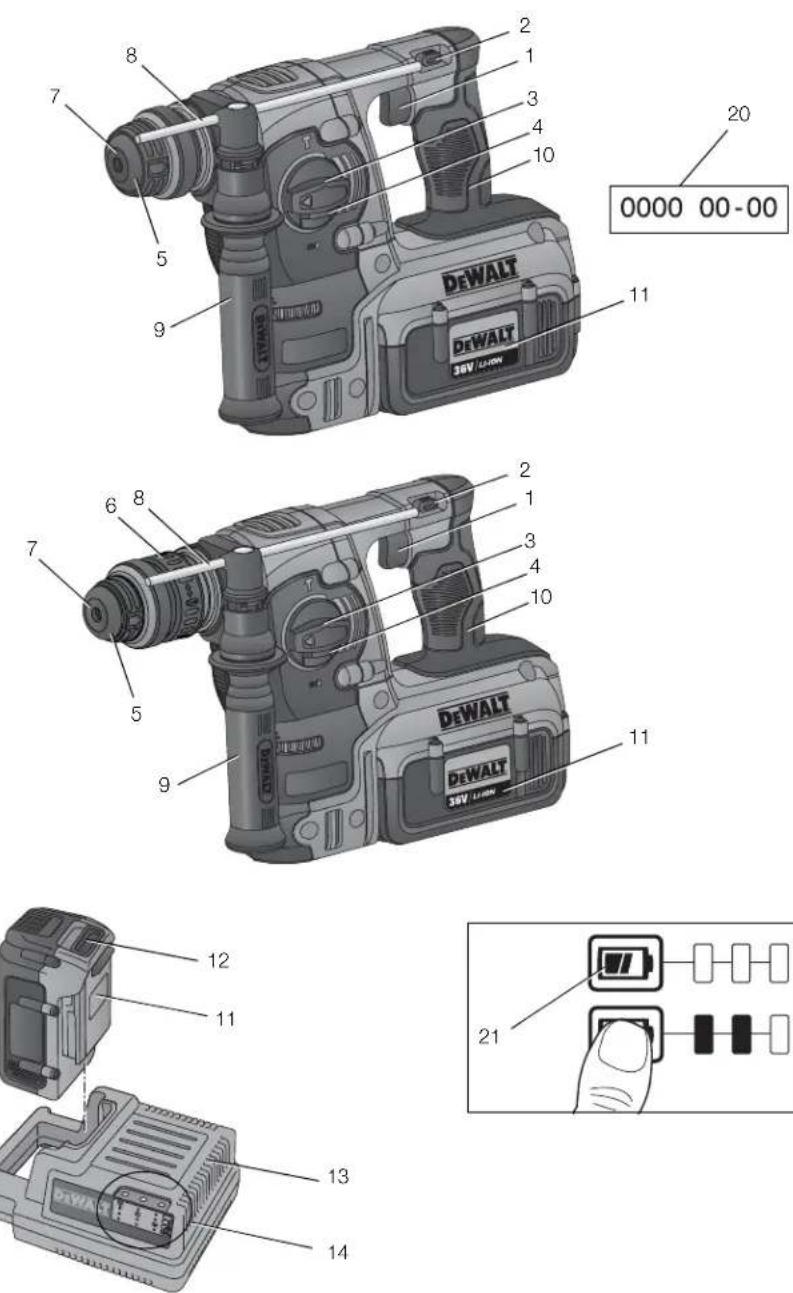 DEWALT DCH363 - 1