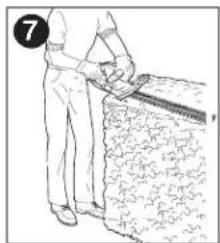 BLACK & DECKER LHT2240 - TRIMMING INSTRUCTIONS - 1