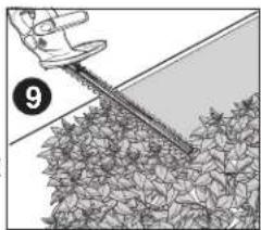 BLACK & DECKER LHT2240 - TRIMMING INSTRUCTIONS - 2