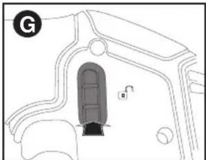 BLACK & DECKER BDCJS20B - Switching On and Off (Figure G) - 1