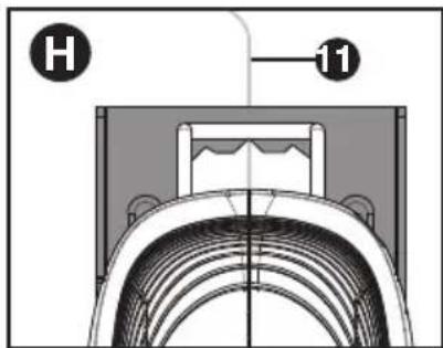 BLACK & DECKER BDCJS20B - como utiliser el dispositivo Sightline (fig. H) - 1