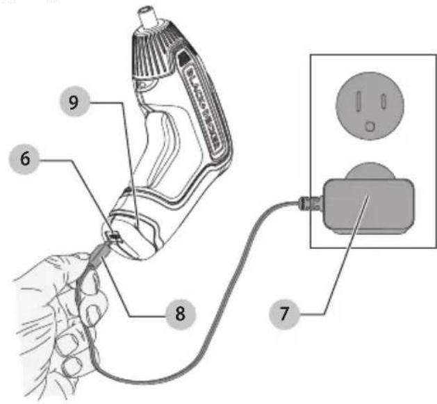 BLACK & DECKER BCF611CB - Components - 1
