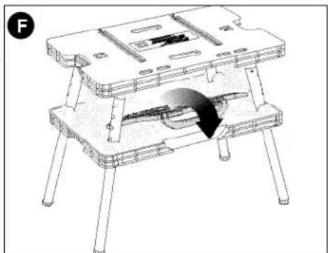 BLACK & DECKER FSWM1000 - CLOSING THE WORKBENCH - 1