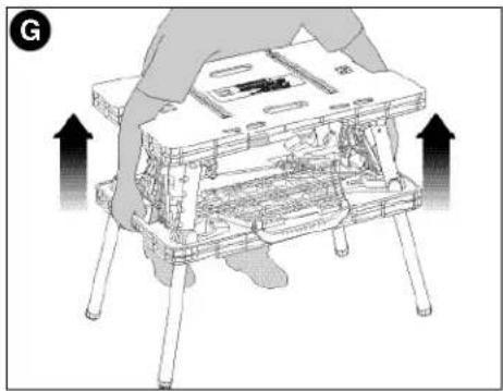 BLACK & DECKER FSWM1000 - CLOSING THE WORKBENCH - 2