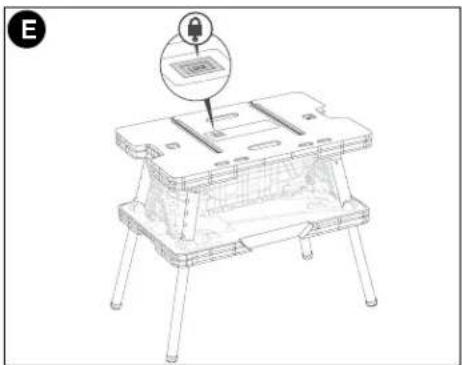 BLACK & DECKER BDWM1000 - CLOSING THE WORKBENCH - 3