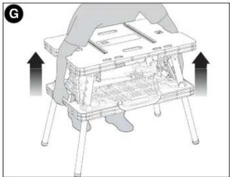 BLACK & DECKER BDWM1000 - FERMETURE DE L'ÉTABLI - 2