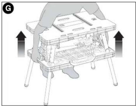 BLACK & DECKER BDWM1000 - CLOSING THE WORKBENCH - 5