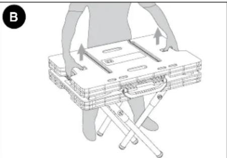 BLACK & DECKER BDWM1000 - DÉPLOIEMENT DE L'ÉTABLI - 2