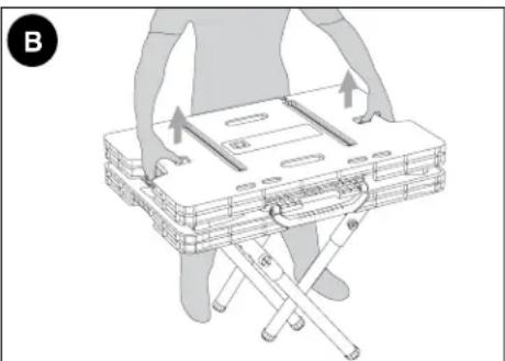 BLACK & DECKER BDWM1000 - OPENING THE WORKBENCH - 2