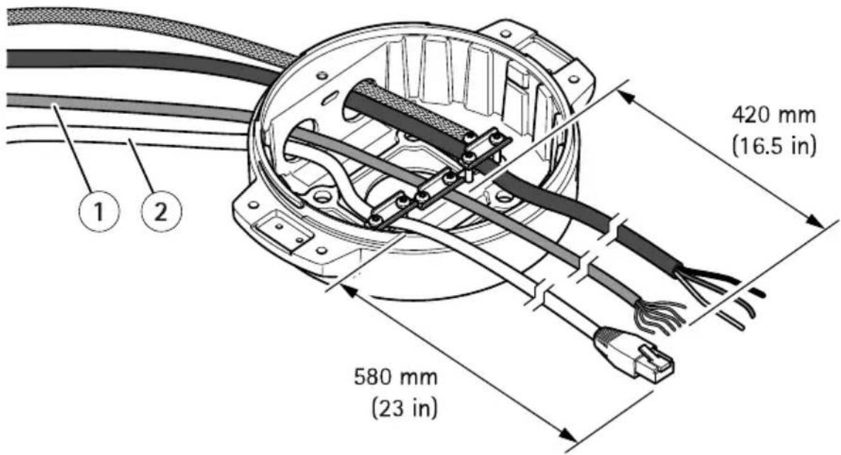 AXIS Q8752E - Kabelöffnungunter - 1