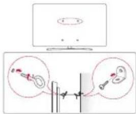 LG 43UK6500AUA - Securing TV to the Wall - 1