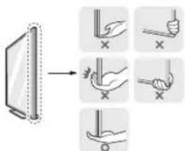 LG 43UK6500AUA - Lifting and moving the TV - 2